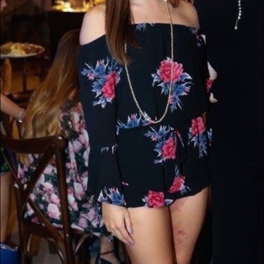 American threads floral romper